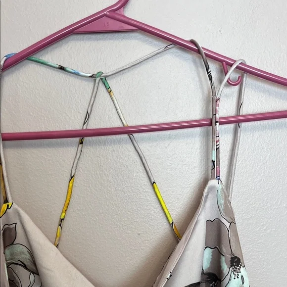 Floral Camisole with Yellow and Blue Accents - Picture 5 of 13